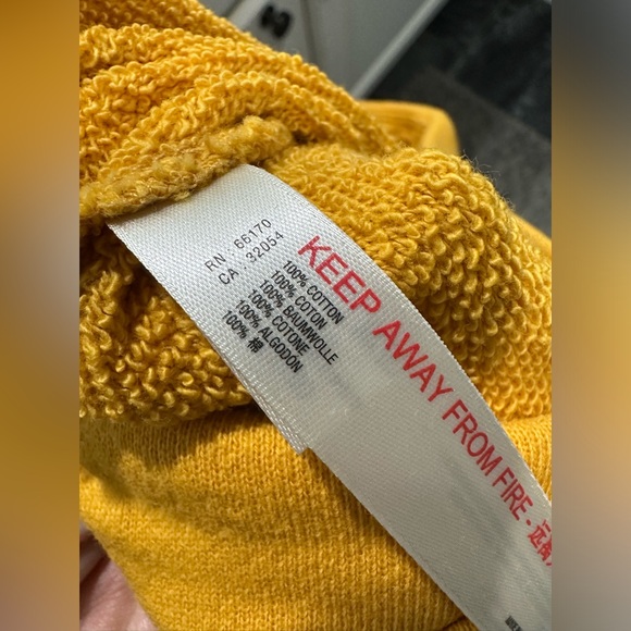 NWOT💛FP Movement Overlapped Sweatpants XS Golden yellow - Picture 8 of 8